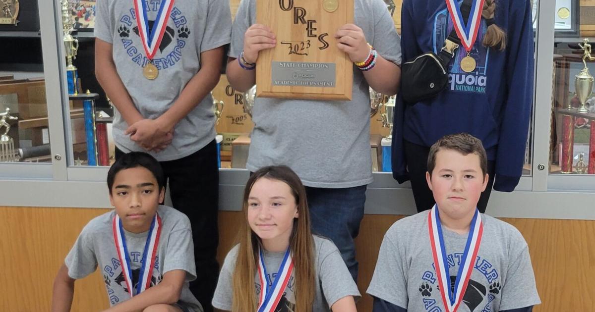 EDUCATION SPOTLIGHT Peggs School Academic Team has successful season