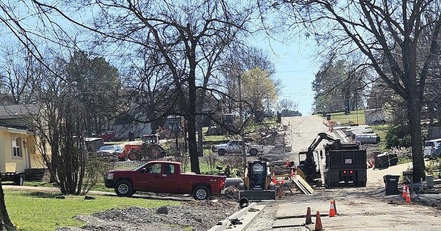 White Avenue's construction well into Phase 2