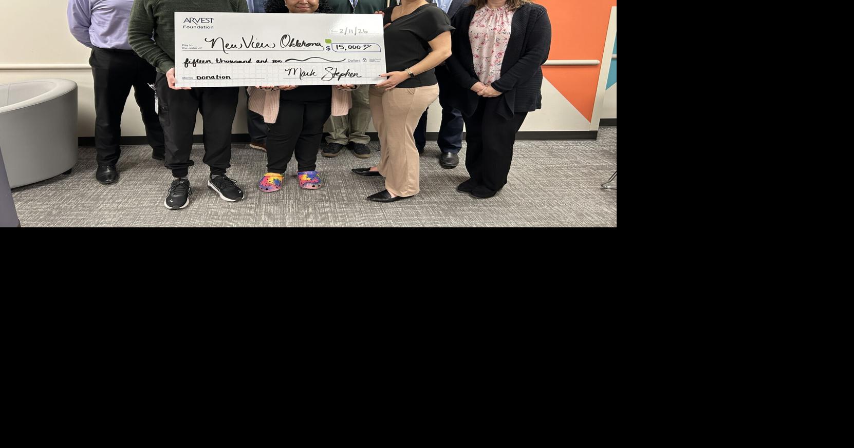 Arvest Foundation awards $15K to NewView Oklahoma