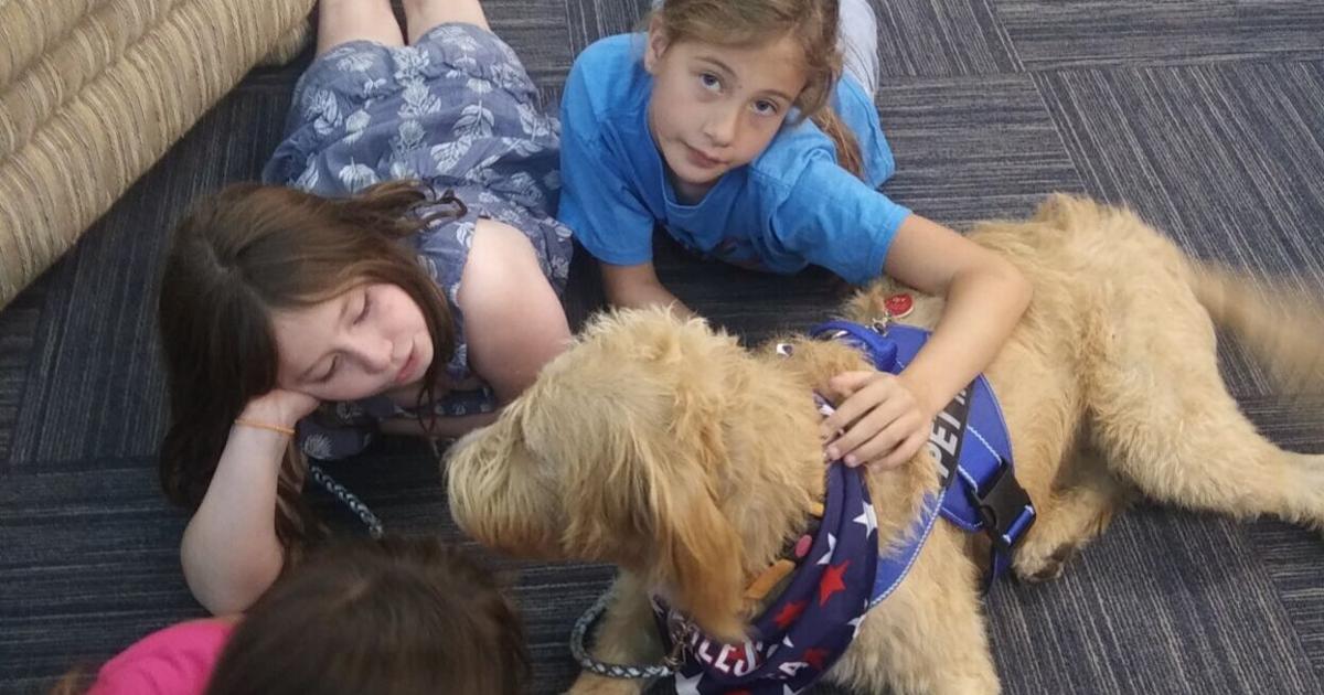 Therapy dog brings joy to Maryetta students | News Therapy dog brings joy to Maryetta students | News
