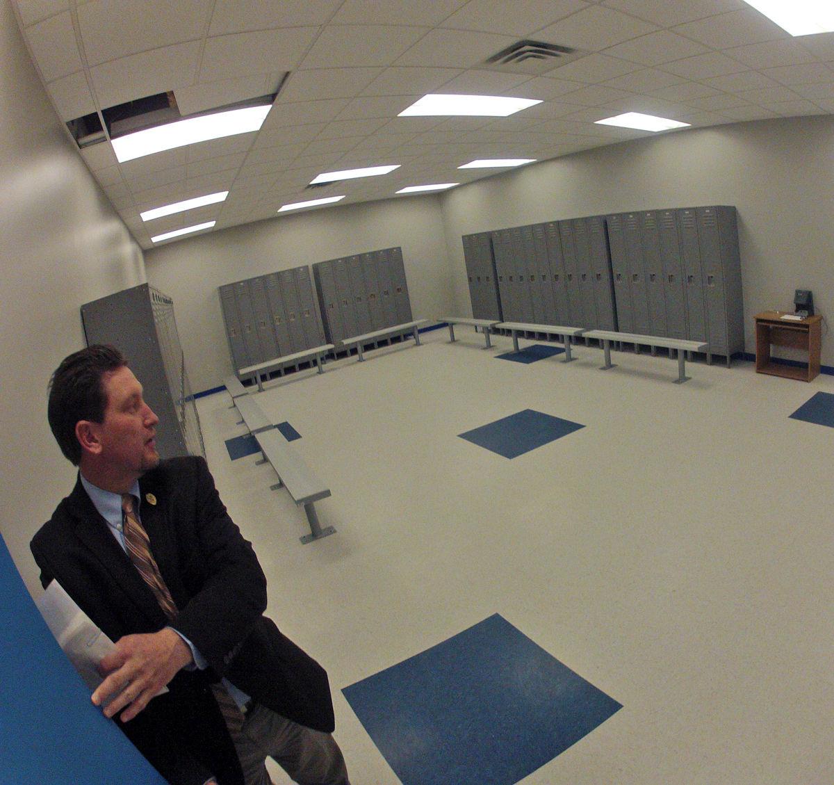 Locker room