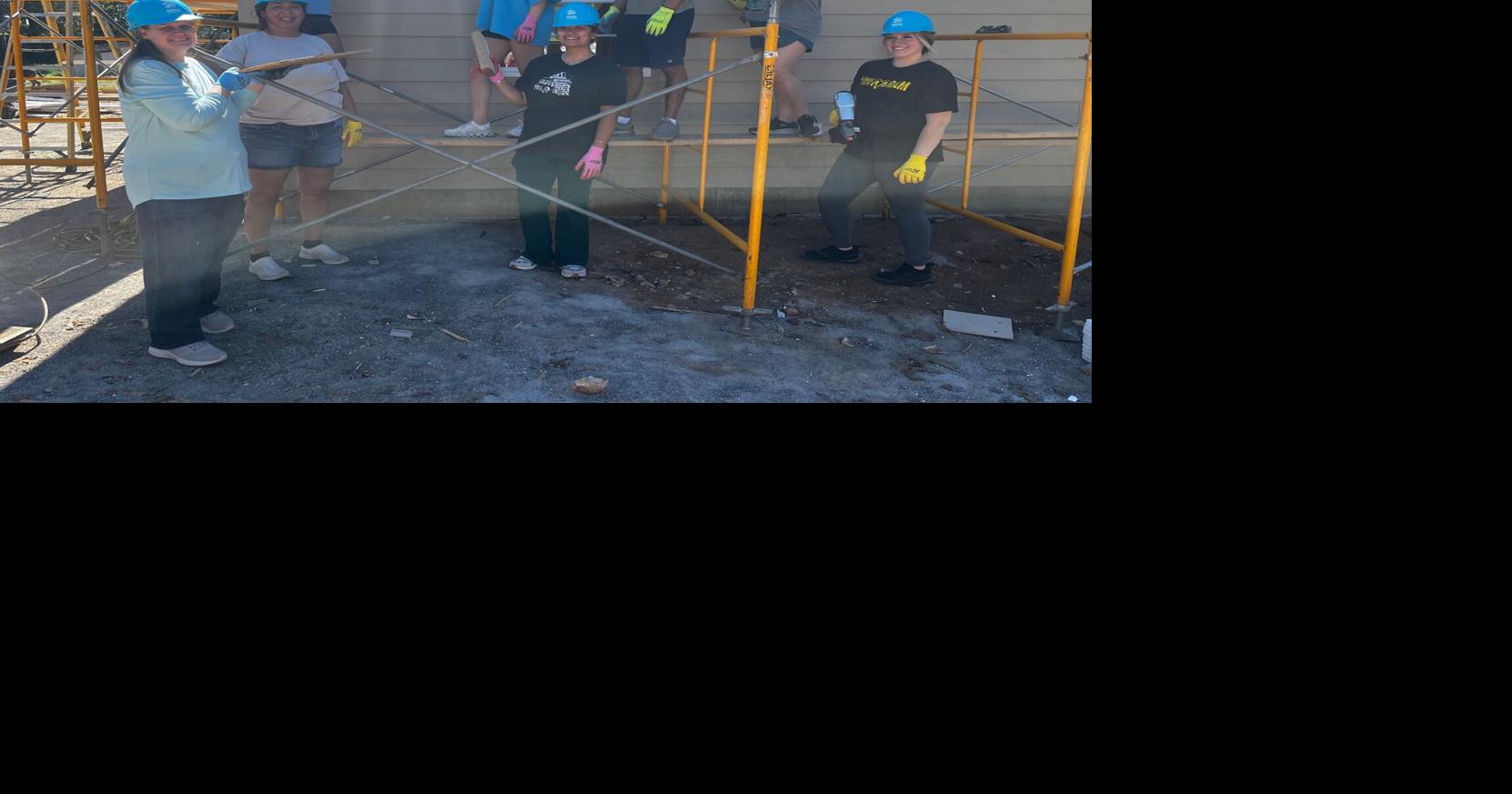 Nursing students trade clinical hours for construction site, tackle local housing crisis