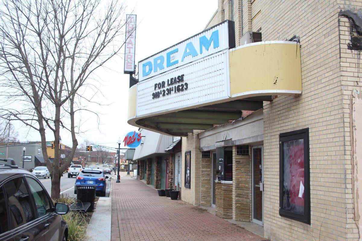 Dream Theater in downtown Tahlequah, Oklahoma. Image from Tahlequah Daily Press
