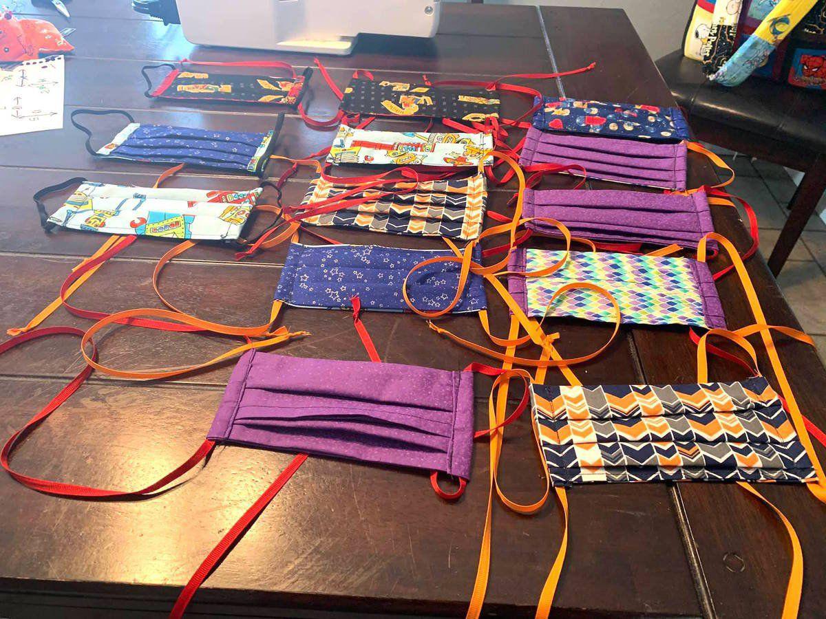 Volunteers Making Cloth Masks To Help Health Care Providers