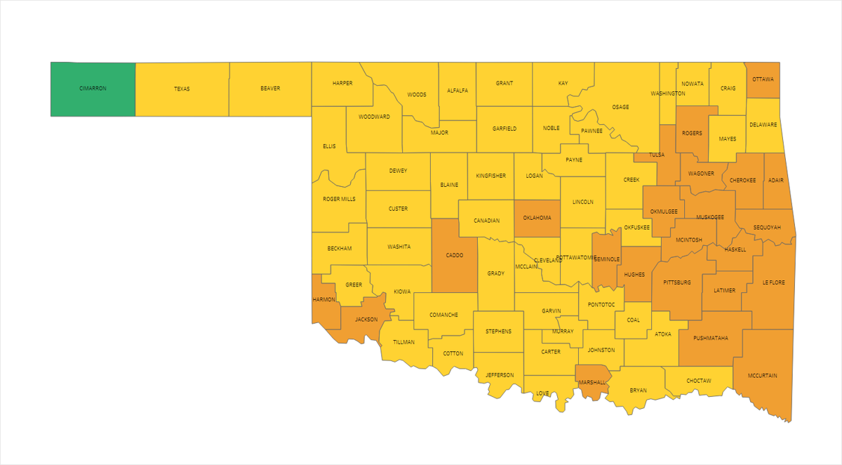 County Almost At 400 Total Positive Covid 19 Cases As State Reaches 600 Deaths Covid 19 Tahlequahdailypress Com