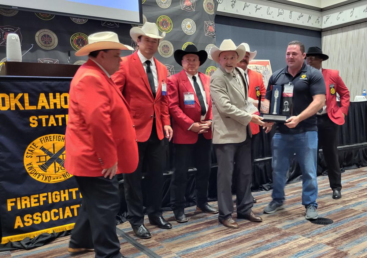 Matt Lay receives the David Bain Award News tahlequahdailypress com