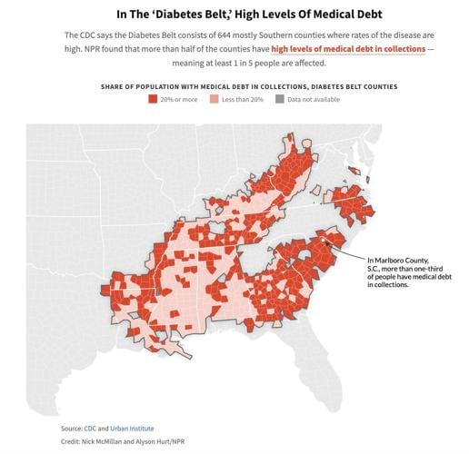 CDC: Map shows Southern obesity belt 