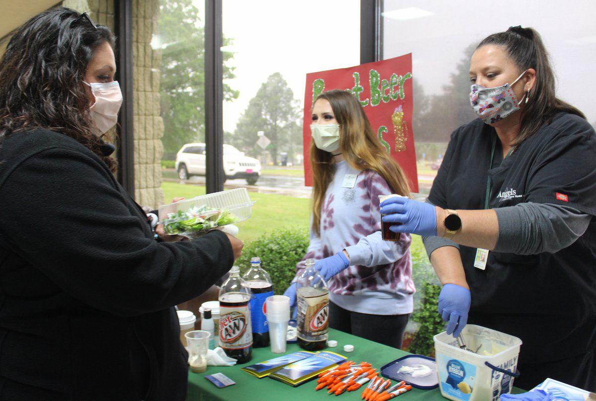 Health Care Agencies Set Up Root Beer Float Stand To Show Appreciation To Hospital Employees News Tahlequahdailypress Com