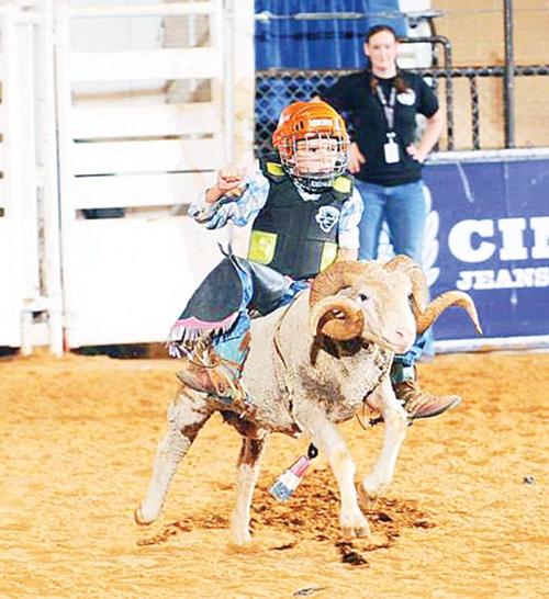 Tahlequah Youngster Wins Mutton Bustin Title In Texas Sports Tahlequahdailypress Com