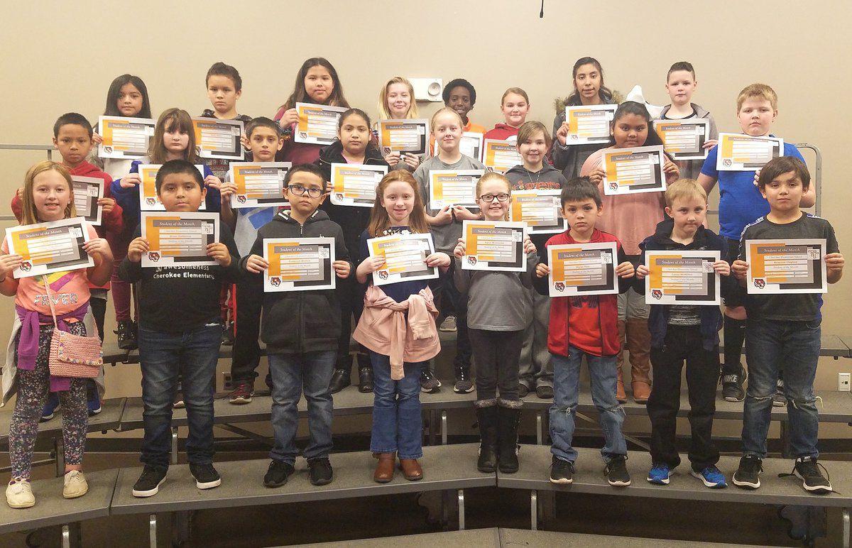 Cherokee Elementary Students of the Month Education News