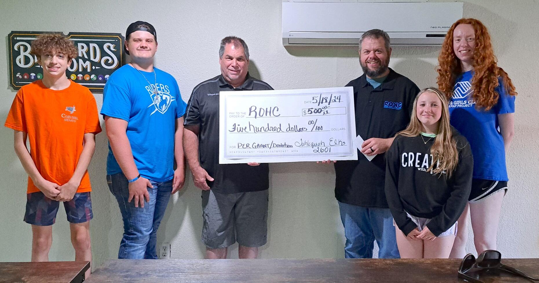 Elks Lodge 2601 donates to two organizations - Vimarsana News