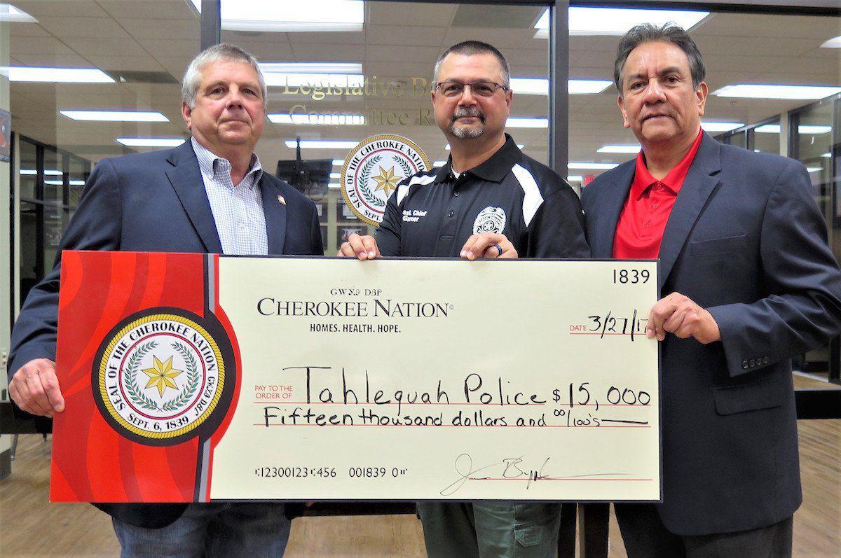 CN donates to local law enforcement Tribal News