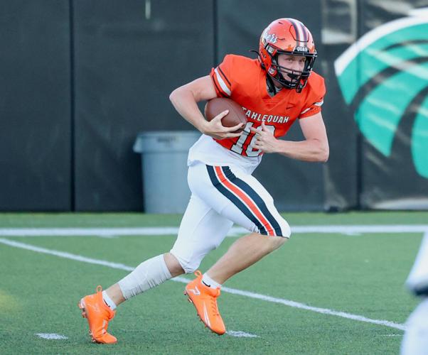 Dobbins picks up three touchdowns in first half; Tigers lose momentum in second half to Poteau
