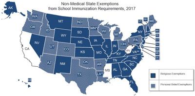 State has laws regarding vaccine exceptions | News ...