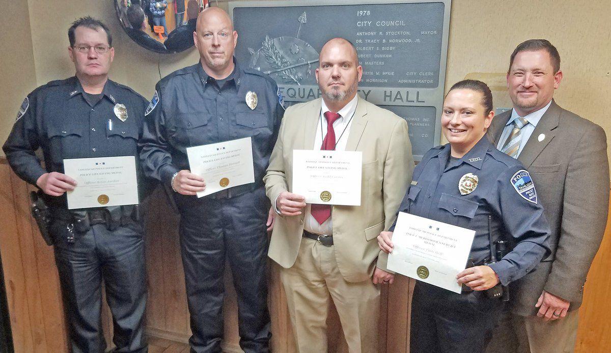 Officers honored for outstanding work News