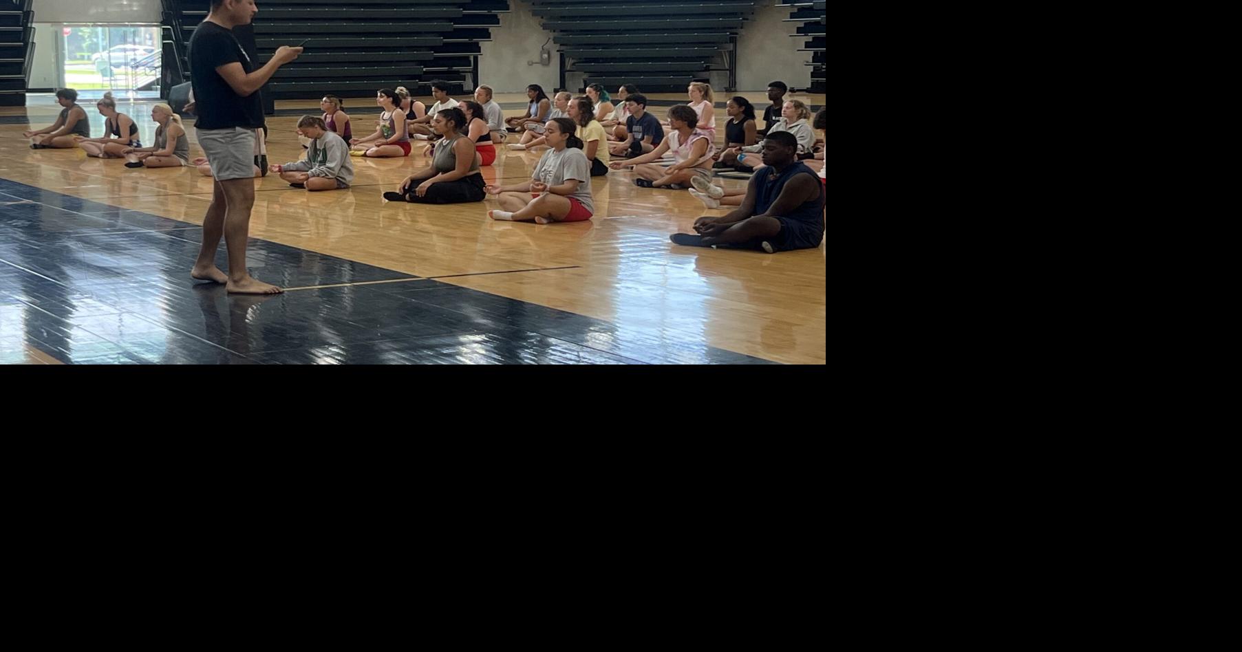 Crossmen Drum and Bugle Corps start practice at NSU Gallery