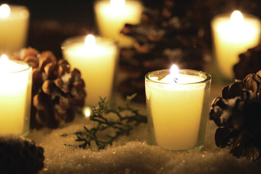 Candle stock photo