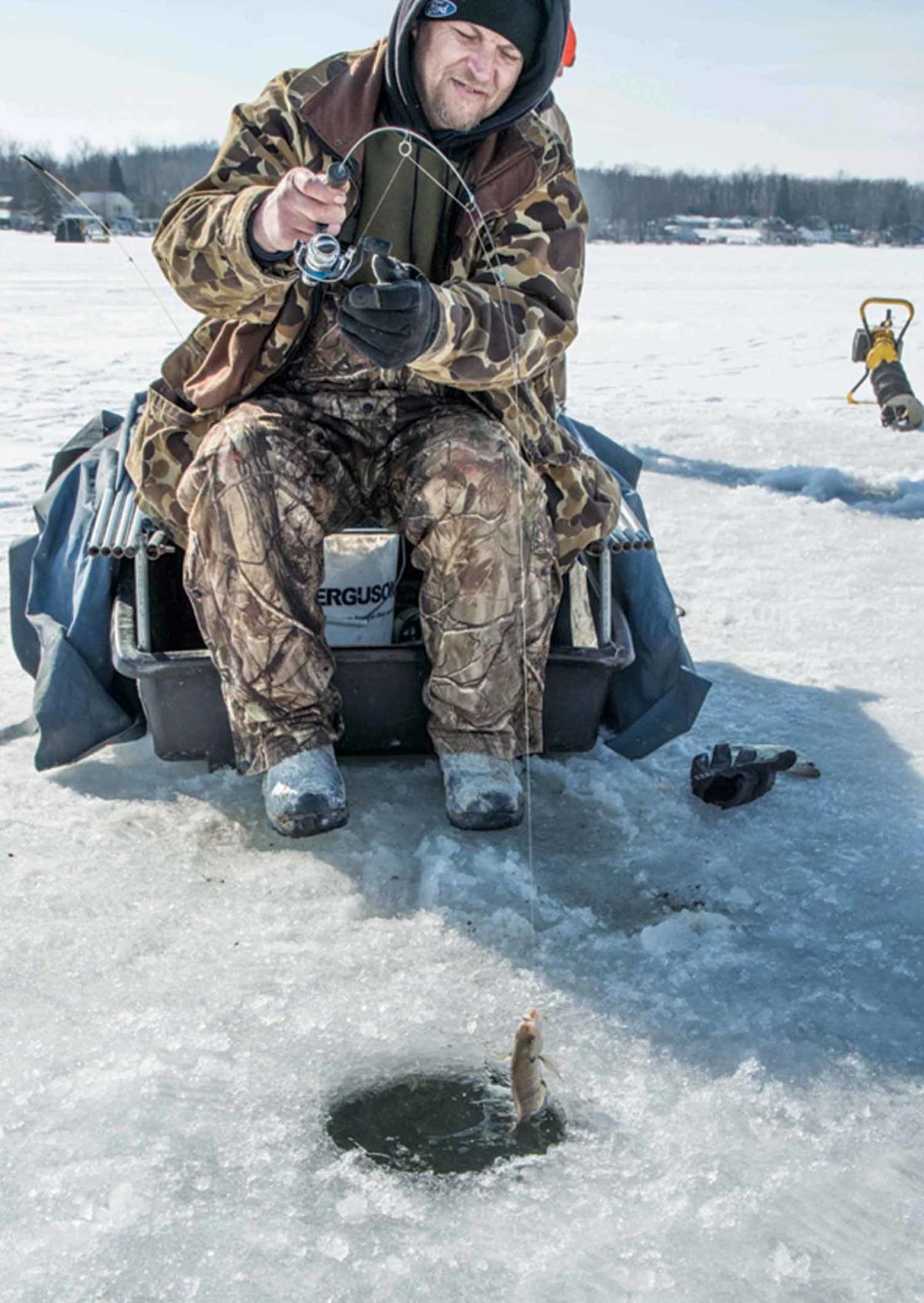 Ice fishing tourney — more sun than fish News for Fenton
