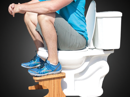 Inventor claims 'squatty potty' alleviates bowel problems, hemorrhoids, Lifestyles