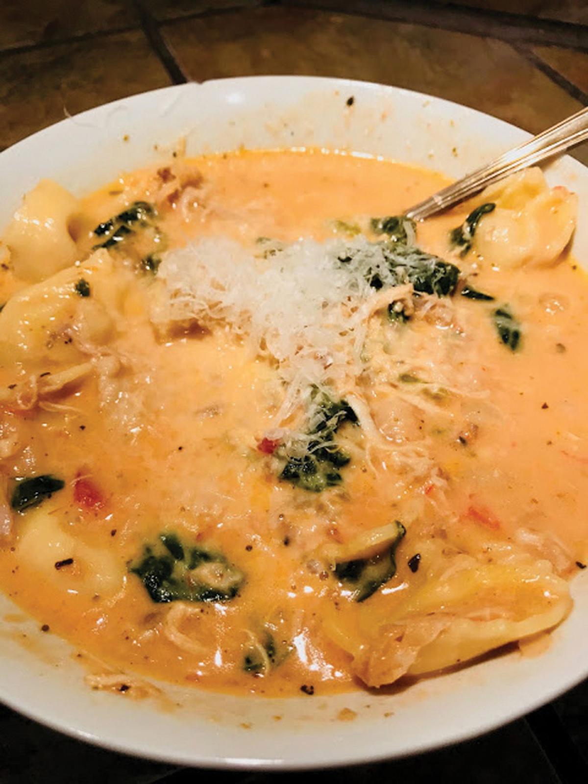 Tuscan Chicken & Cheese Tortellini Soup With Heavy Cream ...