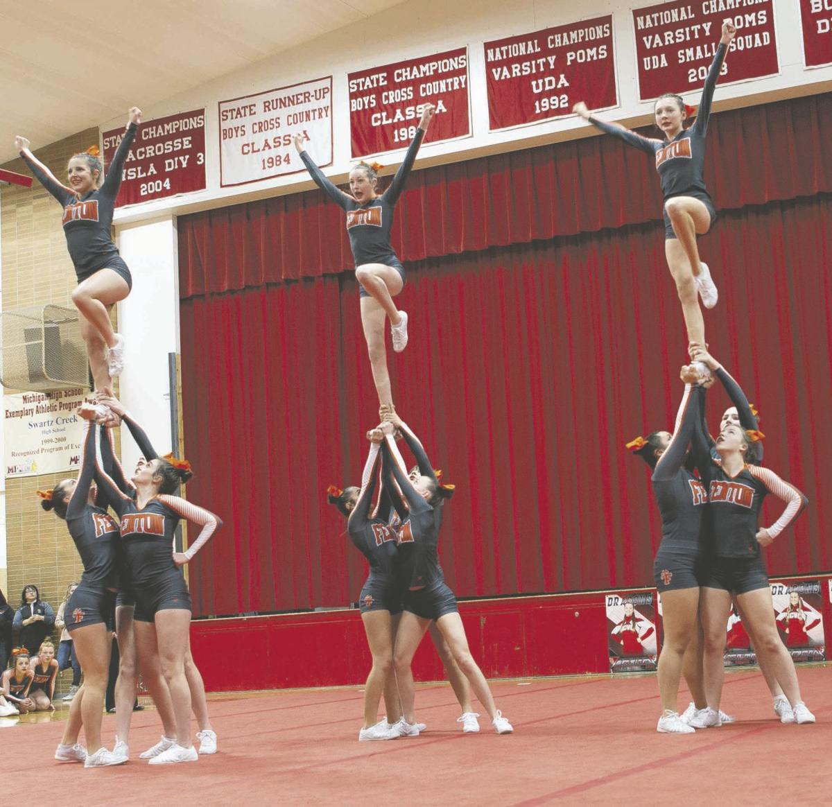 Fenton cheer places fourth at final Metro League event Sports
