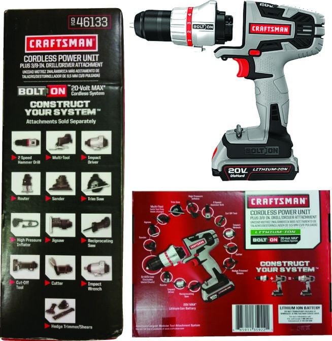 Craftsman 20v lithium online ion drill