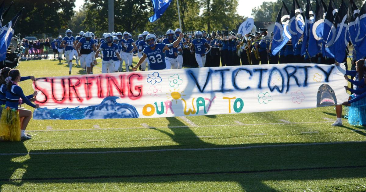 Blue Devils' offense leads squad to 50-36 win vs. New Boston Huron