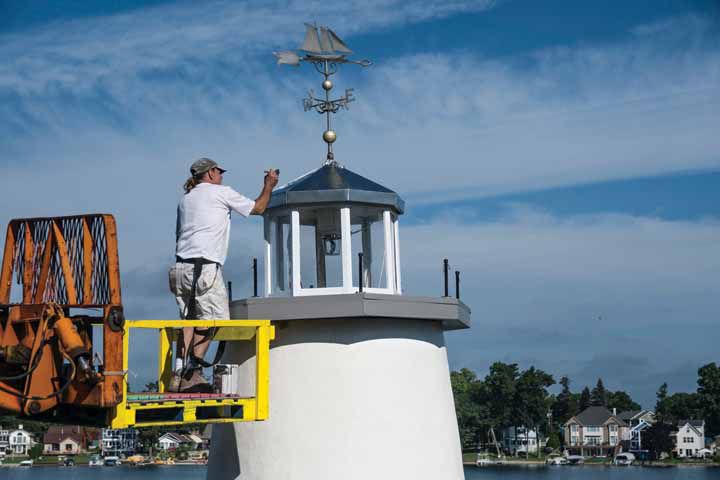 Fenton lighthouse top