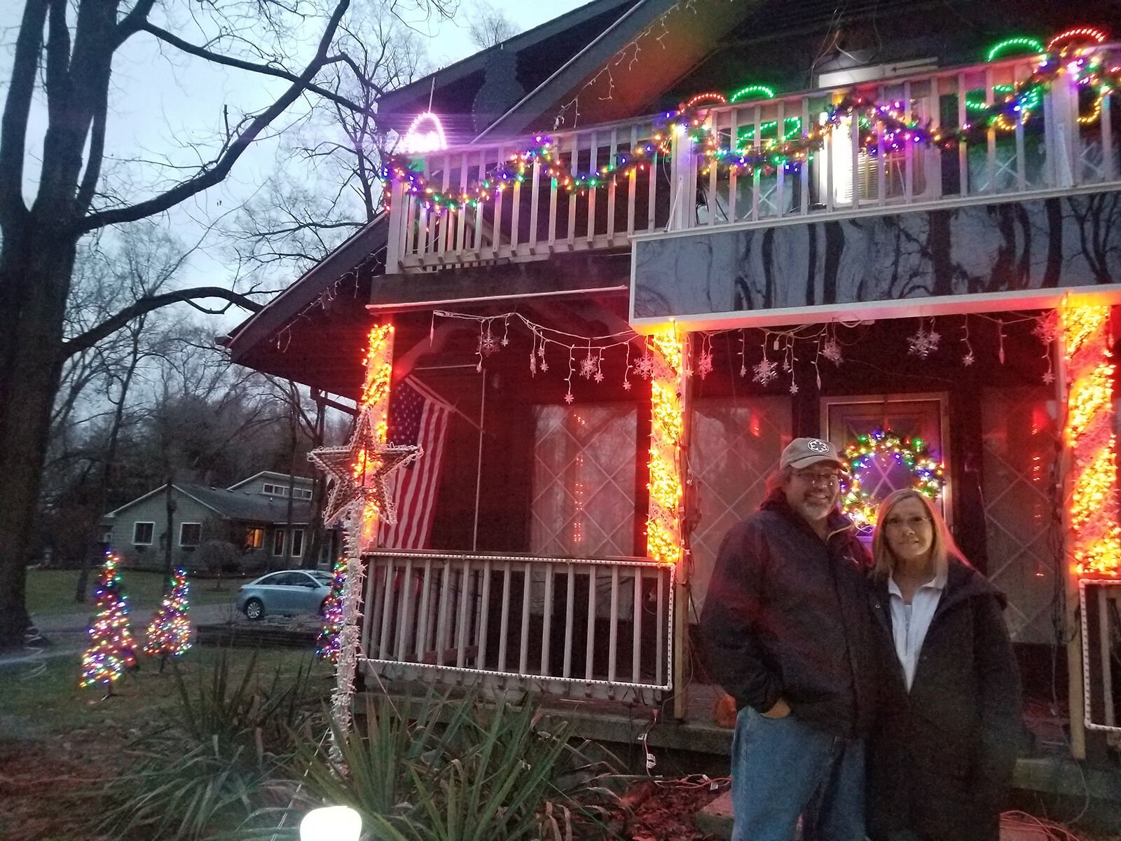 Christmas lights outlet jacket