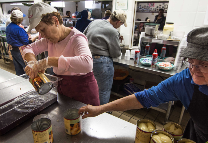 Busy Soup Kitchen Needs Food For The