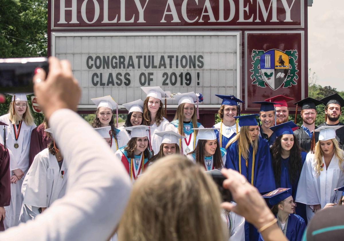 Charter school celebrates graduating seniors who attended Holly Academy