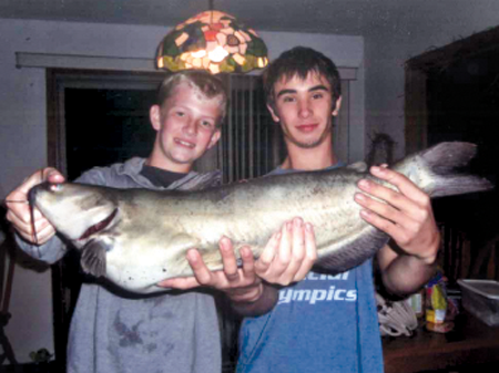 Trevor Wolford of Linden and his friend Austin Boan Newspaper