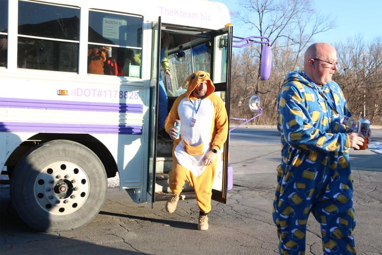 Annual Onesie Pub Crawl enjoyed by hundreds News for Fenton, Linden
