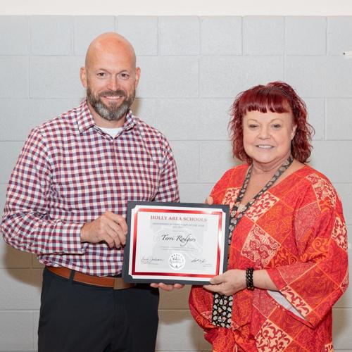 Holly Area Schools celebrates staff News for Fenton Linden Holly MI