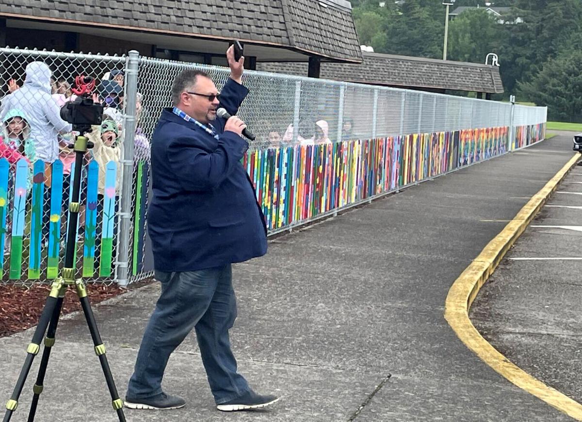 Mint Valley Elementary unveils mural installed to beautify security