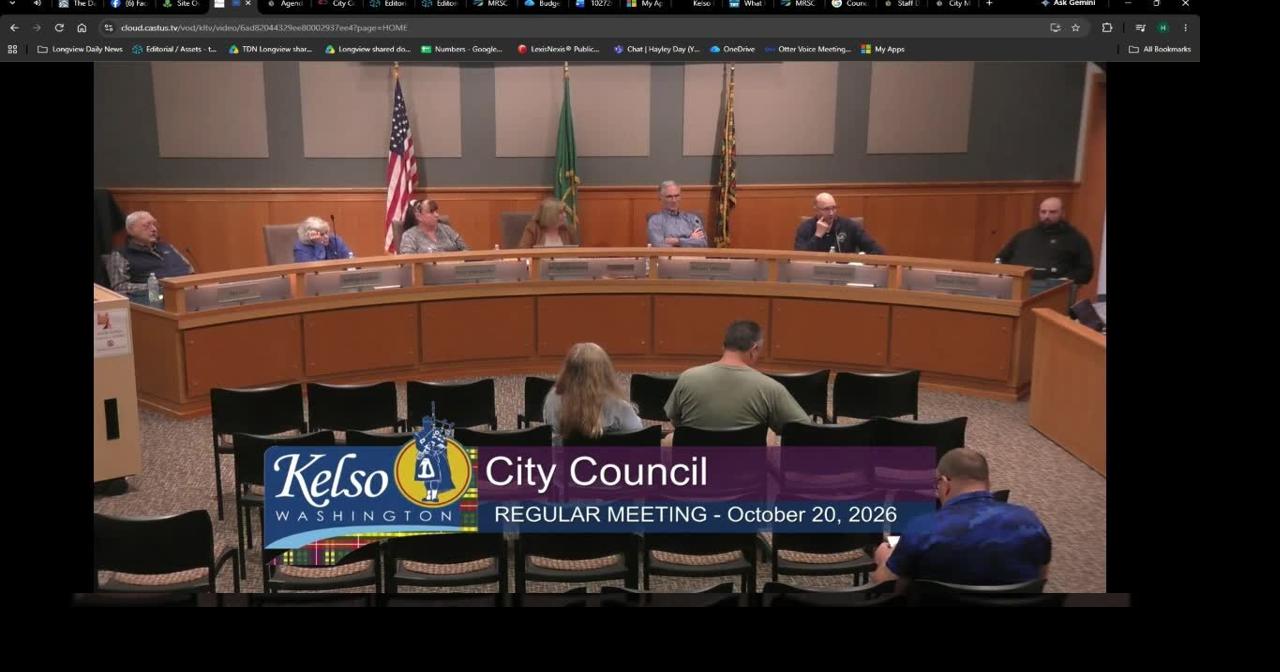 Kelso council reviews why city tax levy rate has dropped