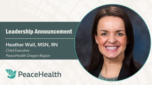 PeaceHealth Oregon names new chief executive