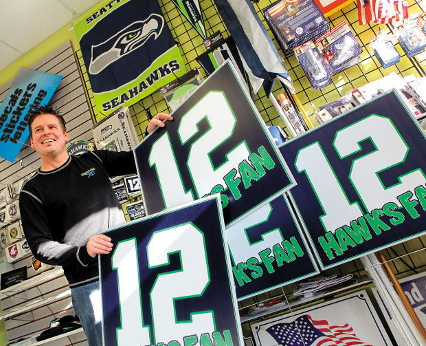 Seahawks mania a big boon for Kelso Sign Shop