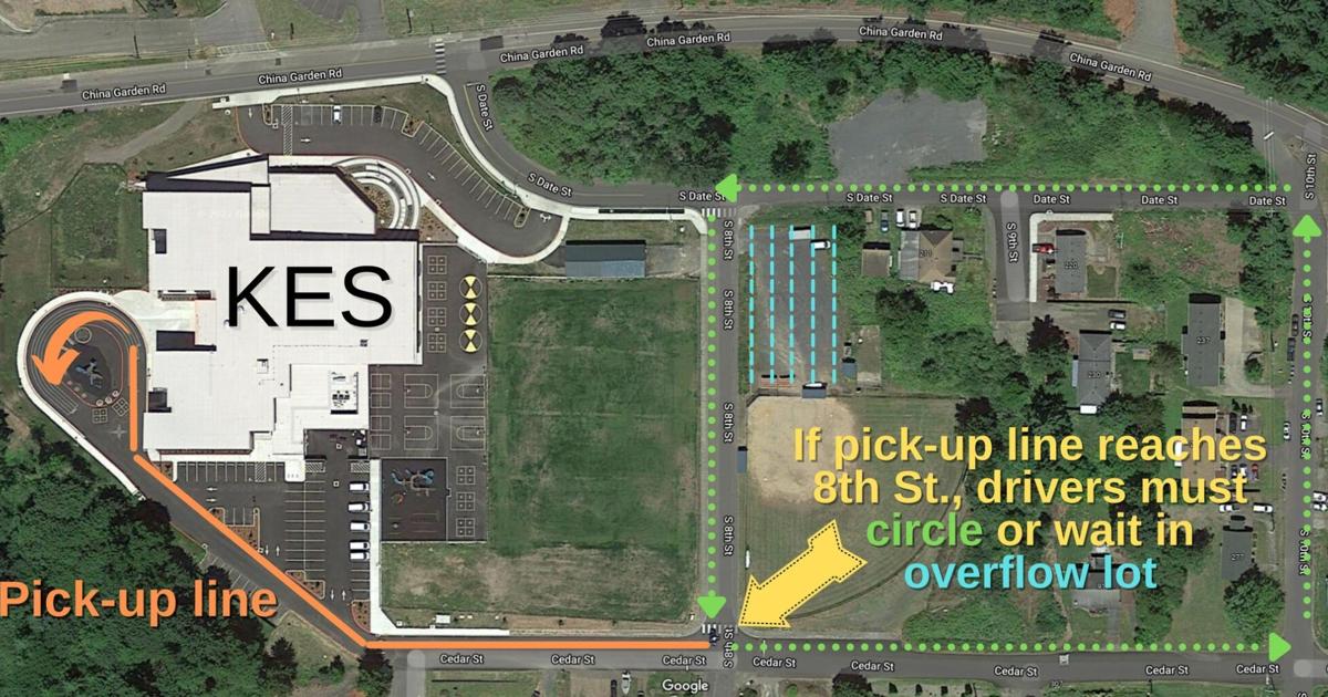 Kalama Elementary School rolls out new afternoon pickup plan to combat traffic problems | Local