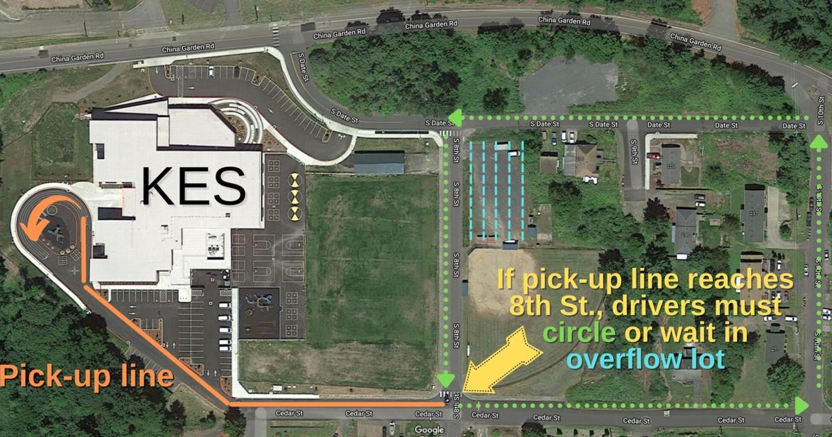 Kalama Elementary School rolls out new afternoon pickup plan to combat traffic problems | Local Kalama Elementary School rolls out new afternoon pickup plan to combat traffic problems | Local