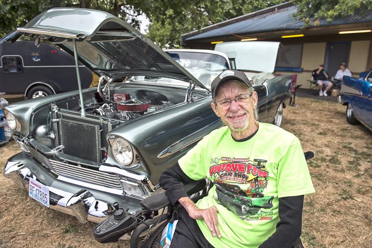 Kelso man heart of the Unique Tin Car Show