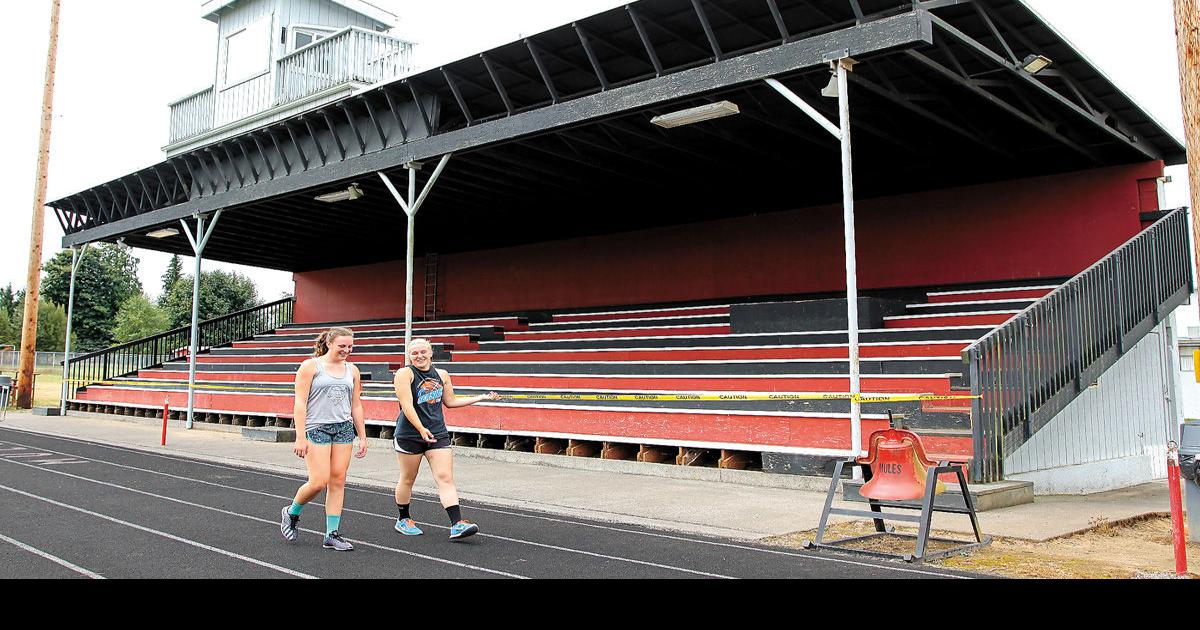 News Photos Wahkiakum High School awaiting word on grandstands