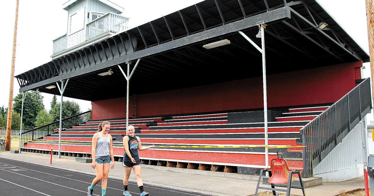 News Photos Wahkiakum High School awaiting word on grandstands