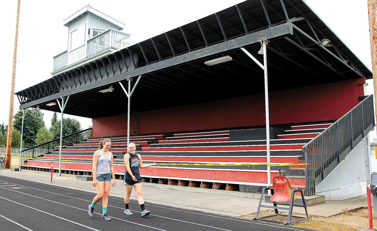 News Photos Wahkiakum High School awaiting word on grandstands Local