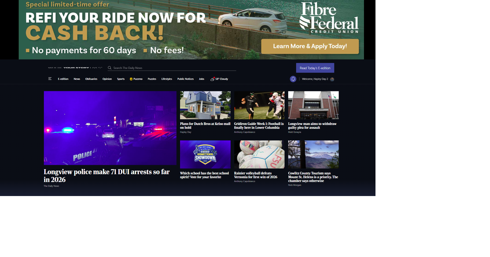 The Daily News editor column | Enjoy free access to tdn.com over holiday