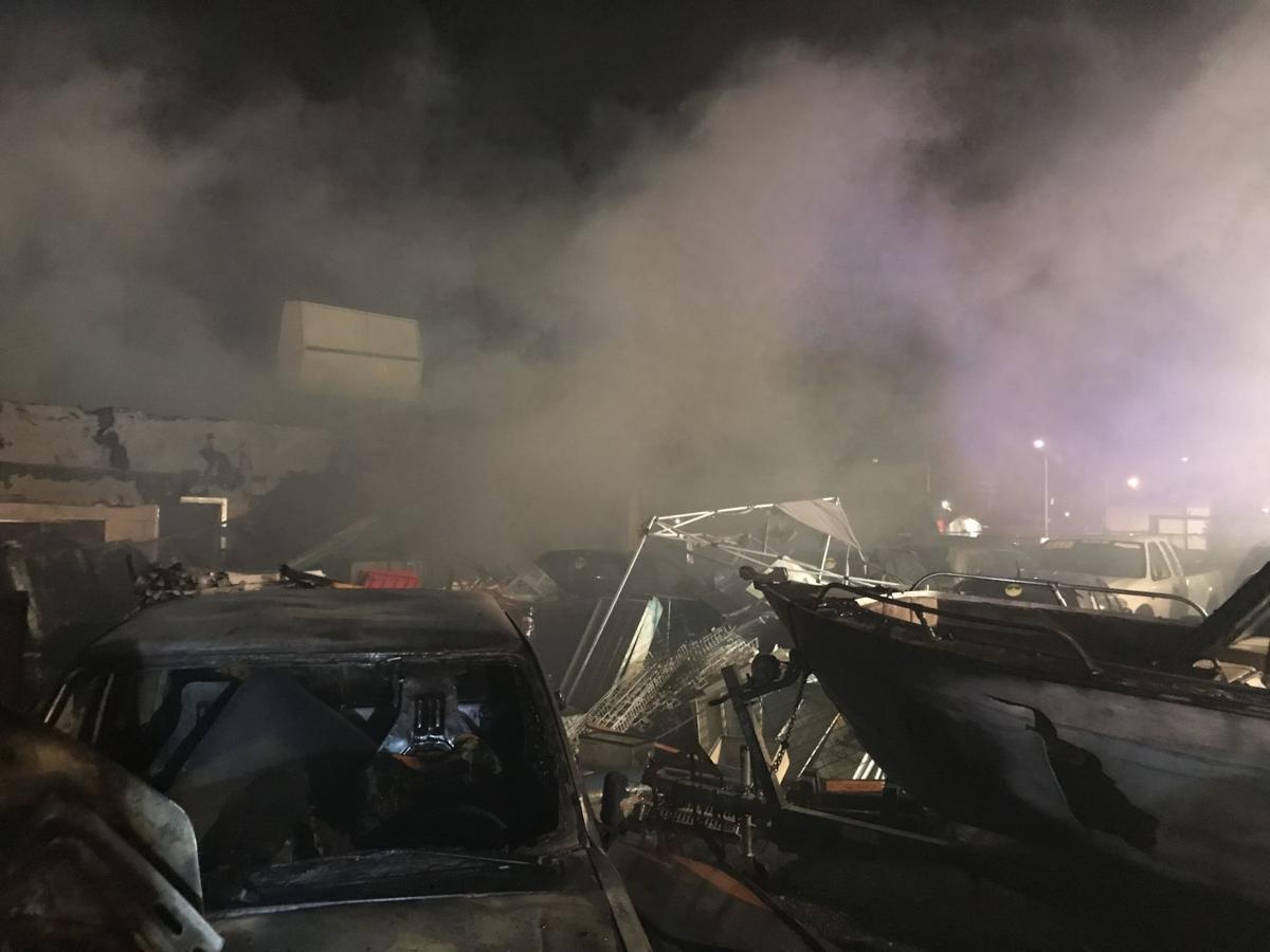 Commercial fire at Triangle Motors in Longview Wednesday | Local | tdn.com