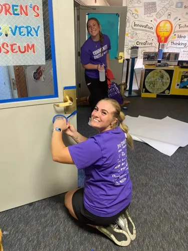 Red Devil Softball Serves at Day of Caring