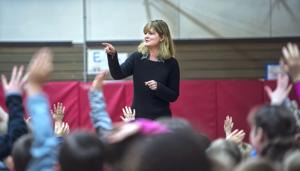 Children's author Suzanne Selfors wows Castle Rock students