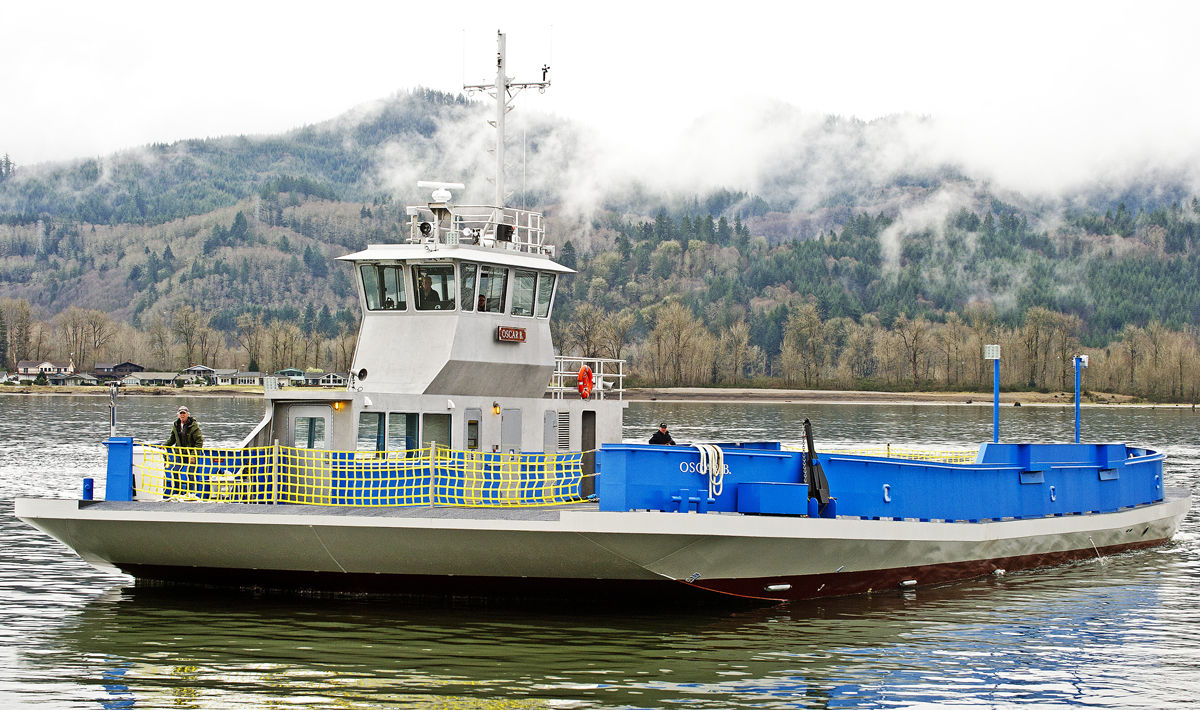 Photos: New Ferry Oscar B Comes Home To Lower Columbia