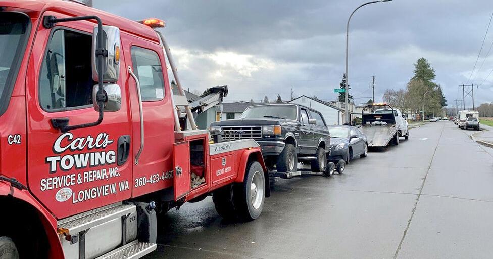 Tow truck procession to honor late Carl's Towing employee